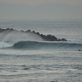 Viento sur, lineas perfectas, Playa de Gros