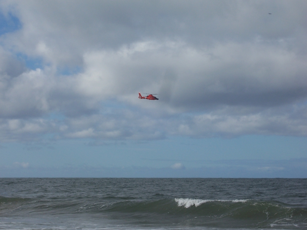 Coast Guard helicopter, Gillis