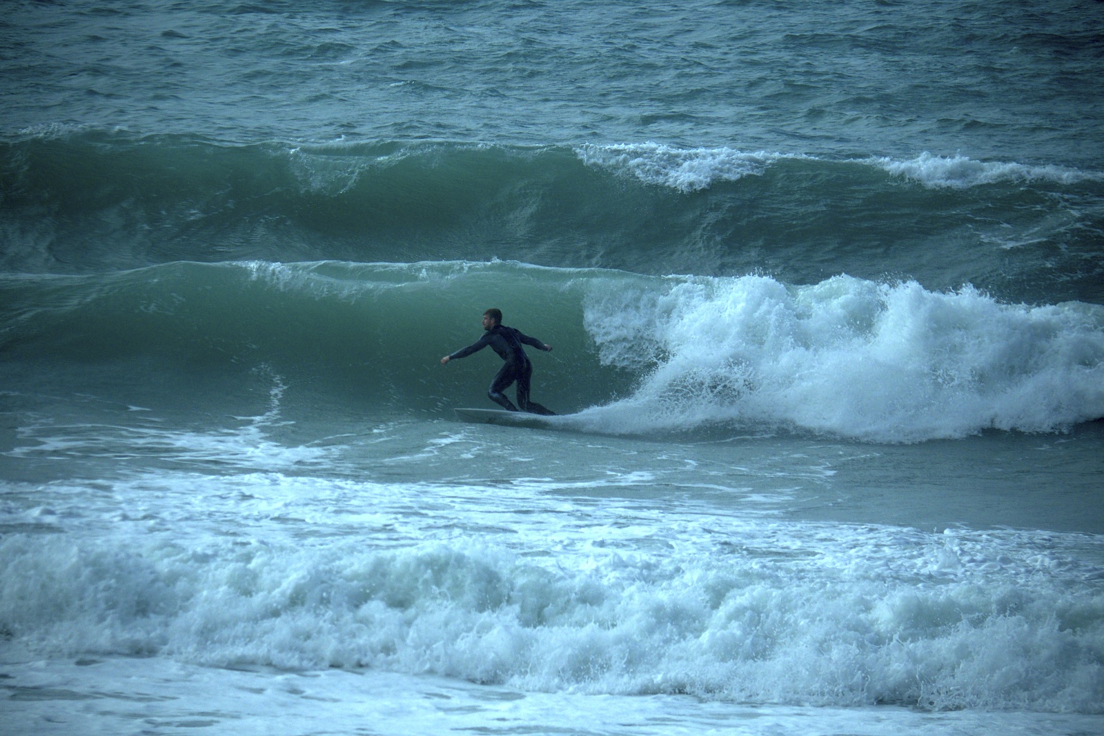 Short period storm swell, The Glen