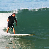 Some nice lefts coming in today, Bolinas Jetty