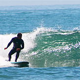 Going left, Bolinas Jetty