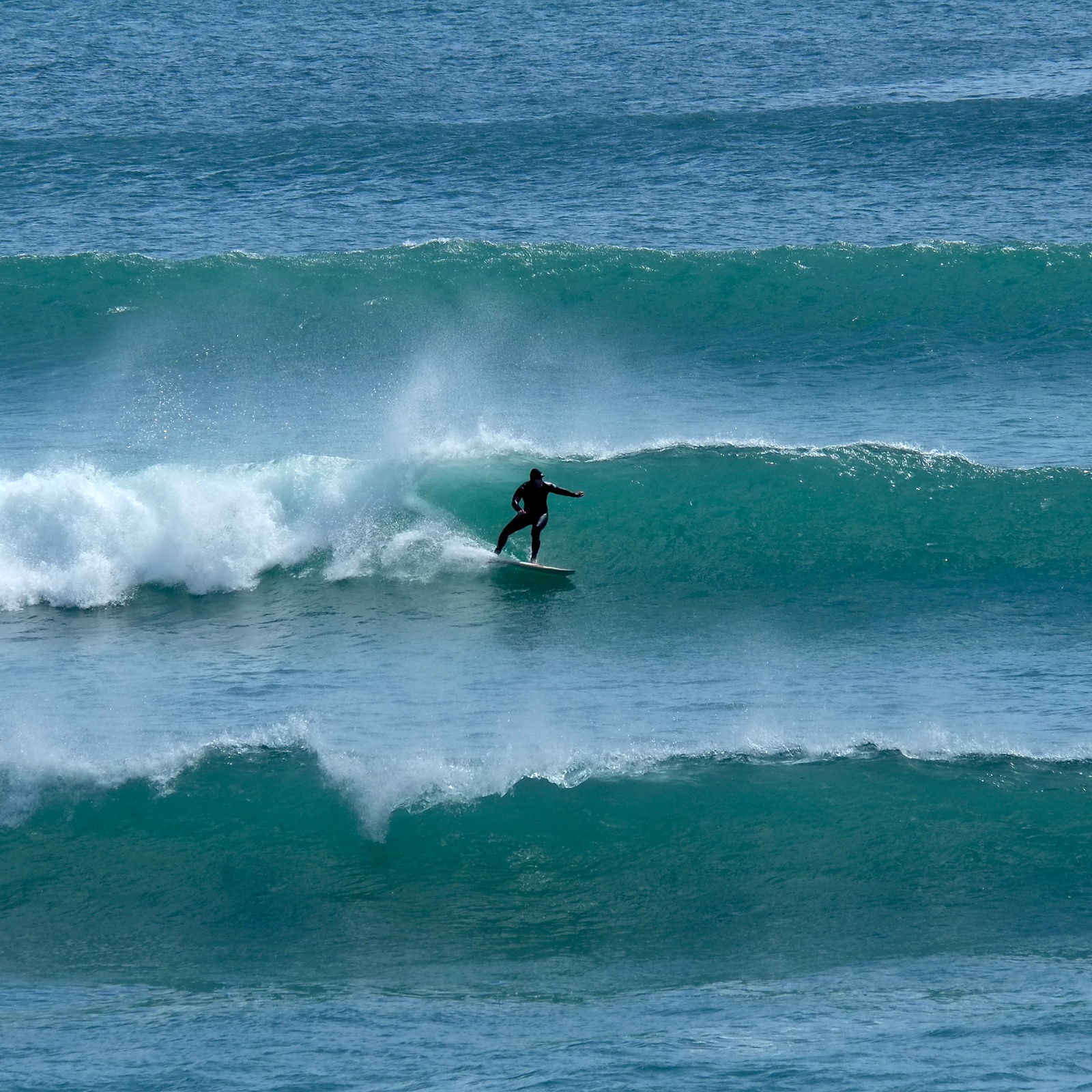 Wharariki high tide, Wharariki Beach