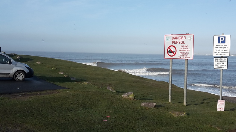 Left, Ogmore-by-Sea