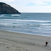 Cyclone Pam swell -day 2, Wharariki Beach