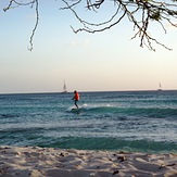 Arashi Beach Aruba at sunset, Dooms