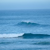 Two swells, Wharariki Beach