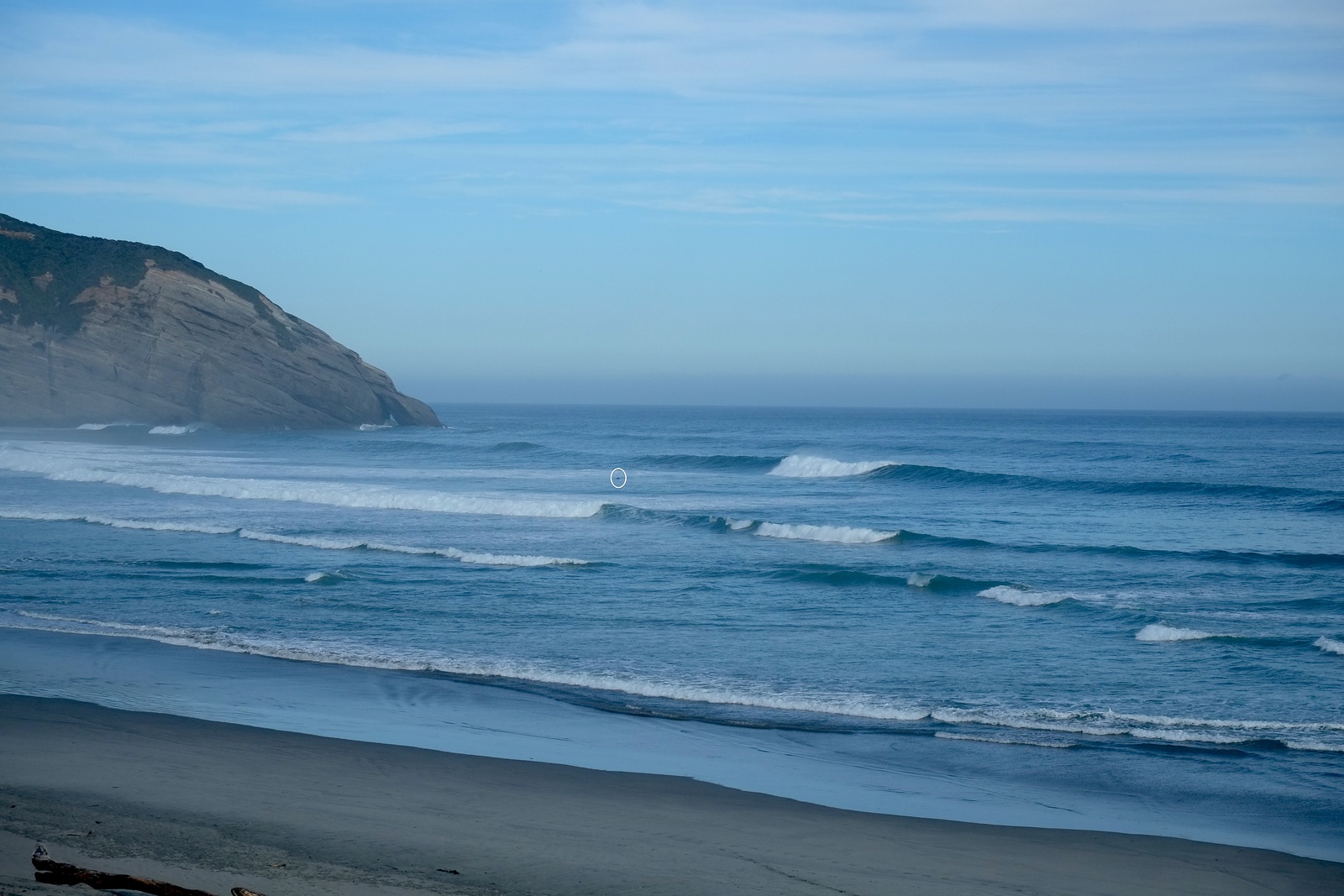 Cyclone Pam swell - day 3, Wharariki Beach