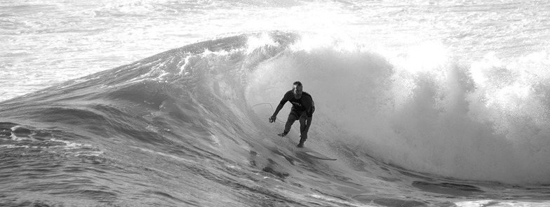 B&W Town Beach 0314, Port Macquarie-Town Beach