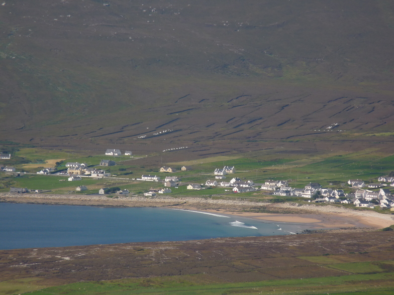 Lines of turf at Dooagh