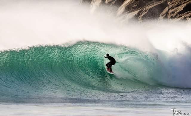 The Hoek surf break