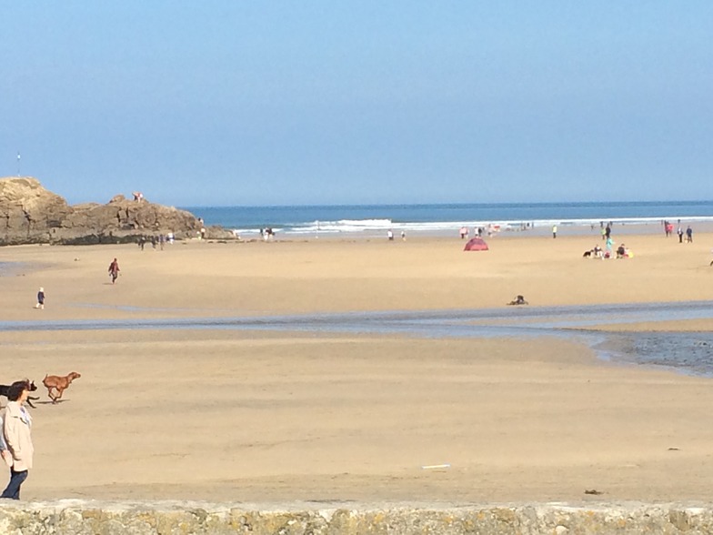 Perranporth surf break