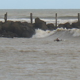 Small Autmumn swell on the river, Wanganui River Mouth