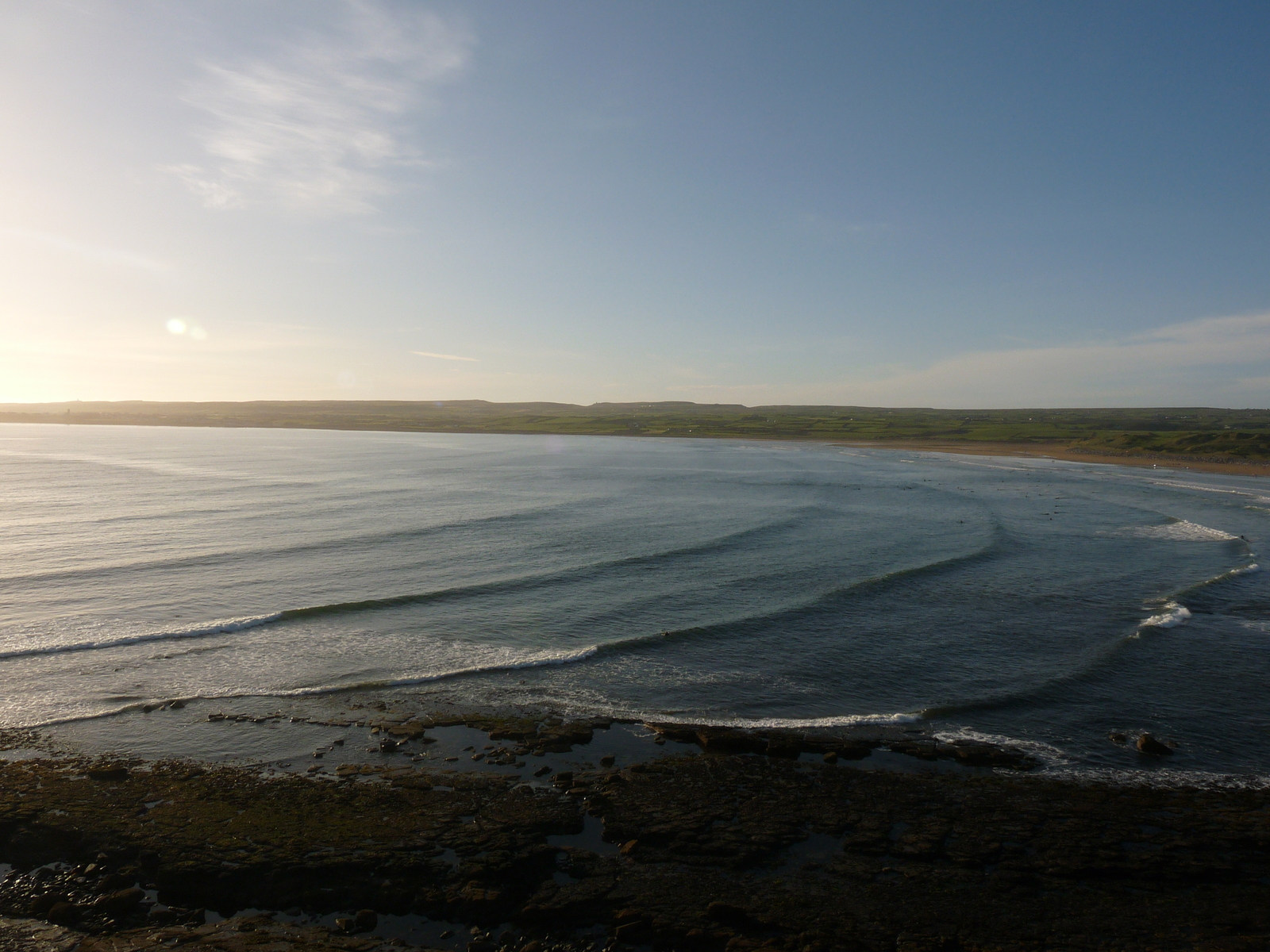 Tail end of Hurricane Danielle Swell, Lahinch Strand