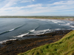 Tail end of Hurricane Danielle Swell, Lahinch Left photo