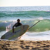 Atardecer en el Palmar, Playa El Palmar