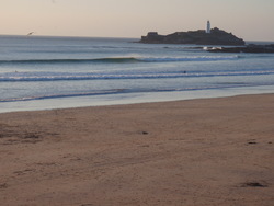 Building swell, Godrevy photo