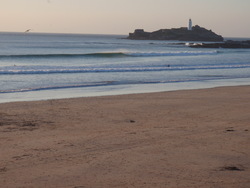 Building swell, Godrevy photo