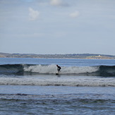 Surfing at Point leo