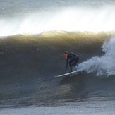 Wintry offshore sessions., Fitzroy Beach