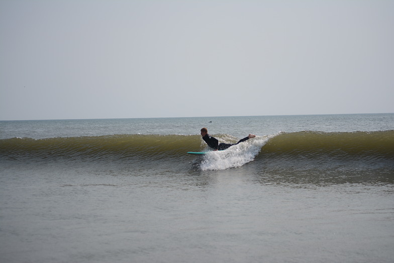 Surfer and Dolphin, Corolla Lighthouse