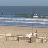 High tide nnw swell at the beach club in blankenberge