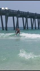 pensacola beach pier  photo
