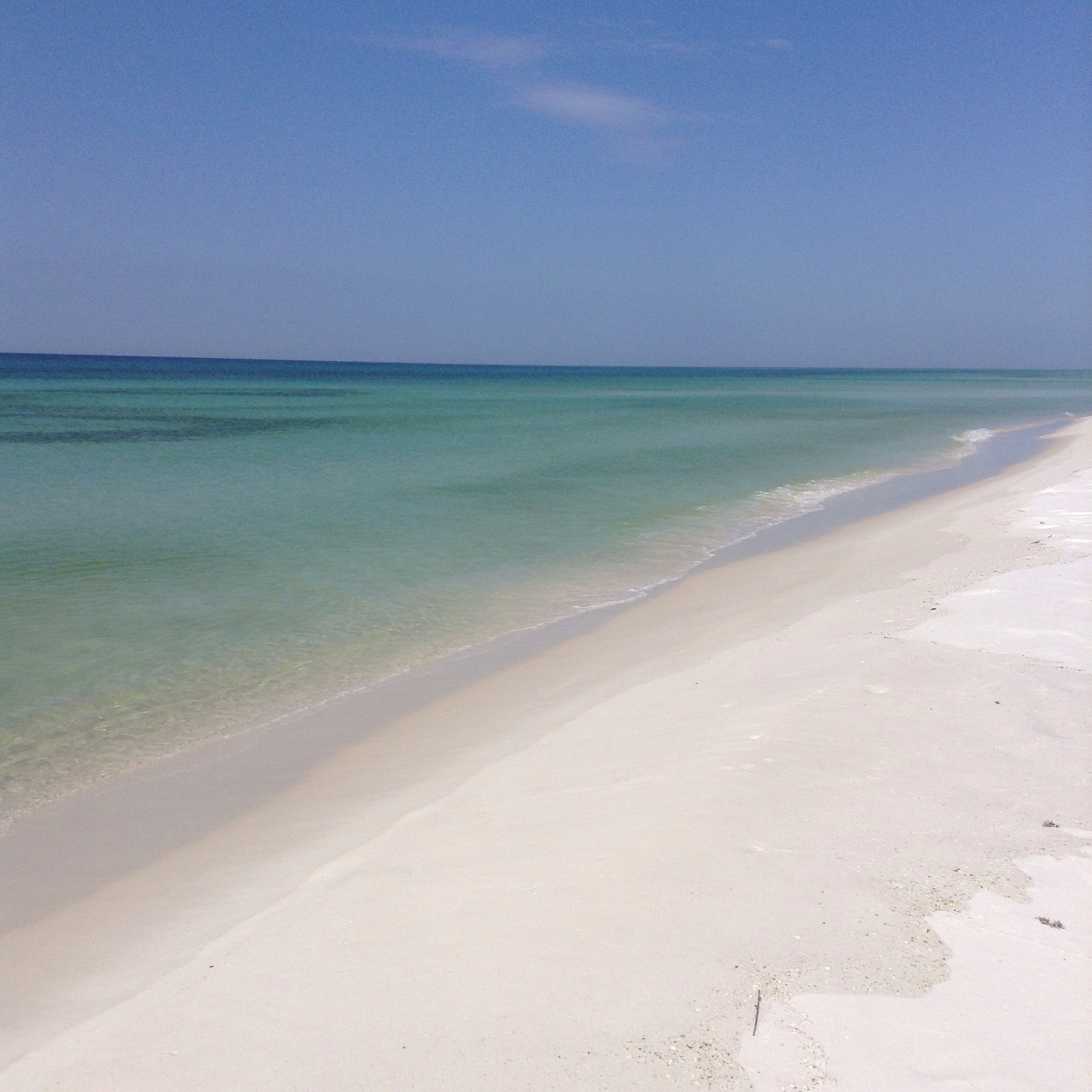 Clear water and white sand, Pensacola beach
