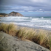 Wharariki north swell, Wharariki Beach