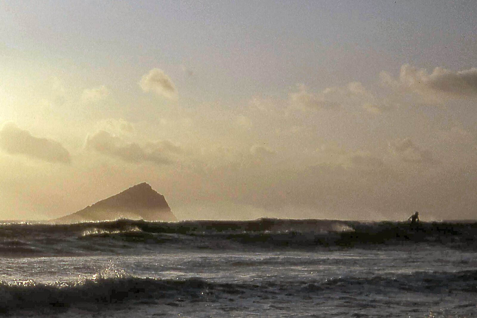 Lone Surfer at Wembury Bay