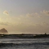 Lone Surfer at Wembury Bay