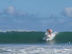 Me surfing, Tamarin Bay photo