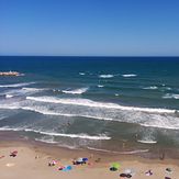 Día ventado en verano, Port Saplaya