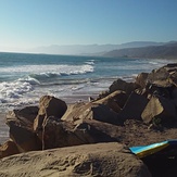 Faria waves, looking north