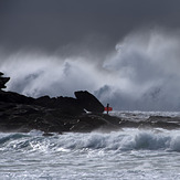 Lone surfer, Maroubra Beach