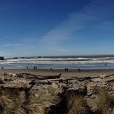 South Jetty: Coquille river mouth lighthouse, Bandon Beaches