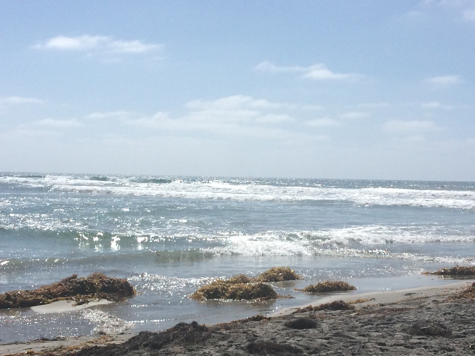San Elijo beach near the cove, San Elijo State Beach