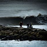 Swell en La Popu, La Popular (Mar-del-Plata)