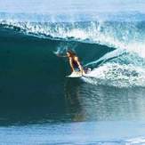 Abel estopin gliding under what inspired him before he surfed (pelicans) in paradise, Cuyutlan