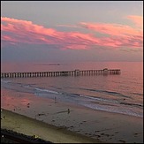 Pink Sunset at the Pier, San Clemente Pier