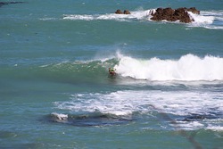 A wave of his own, Breaker Bay photo