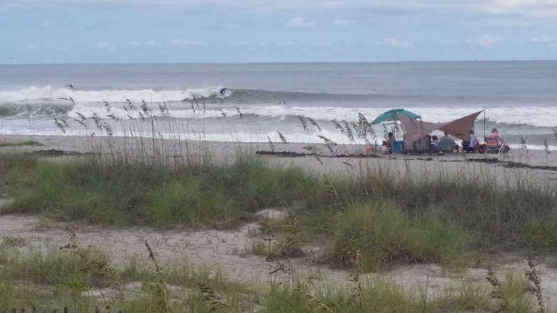 Joaquin swell, 3 to 5 feet perfection, Jetty Park