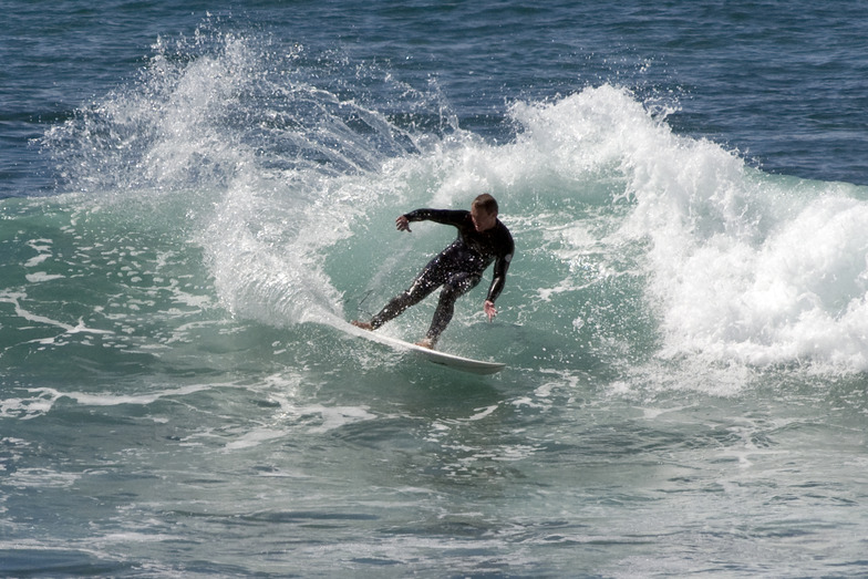 Saltwater surf break