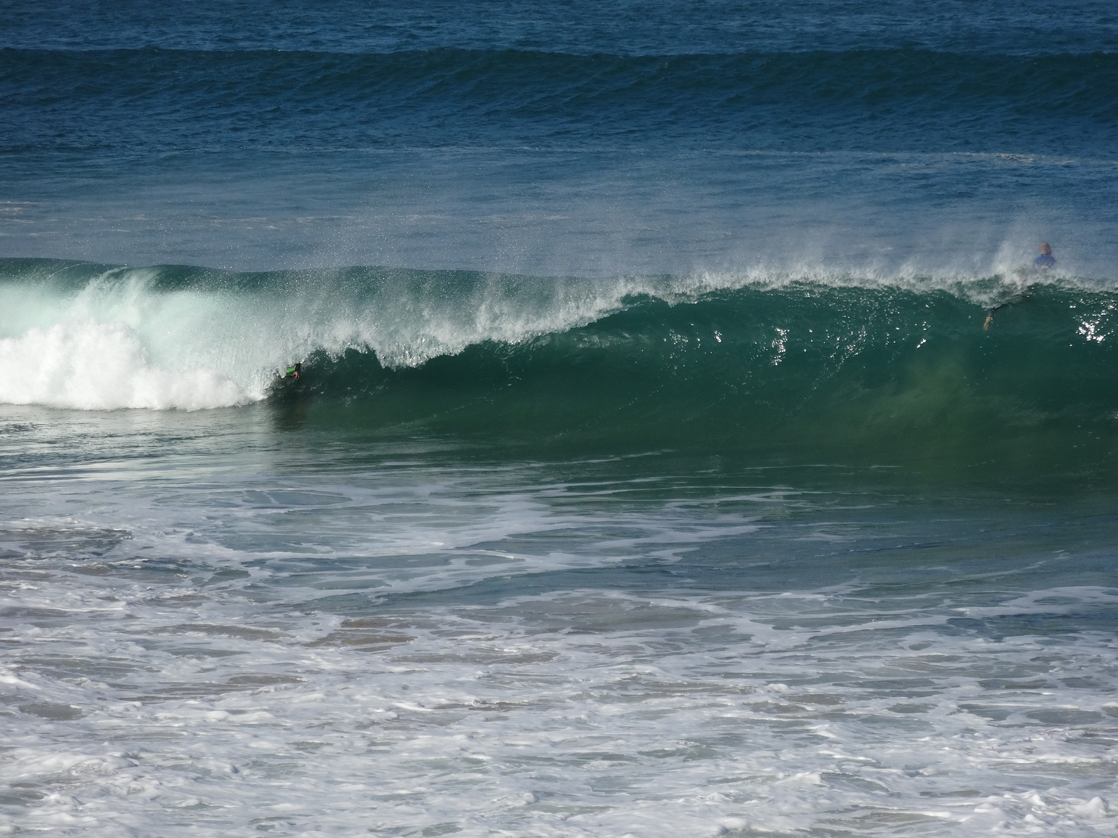 Dentro del tubo, Playa de Gros