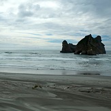 Bigger than it looks, Wharariki Beach