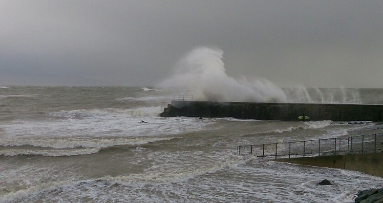 A sheltered spot, Criccieth