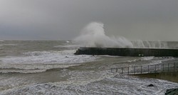 A sheltered spot, Criccieth photo