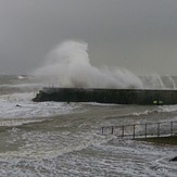 A sheltered spot, Criccieth