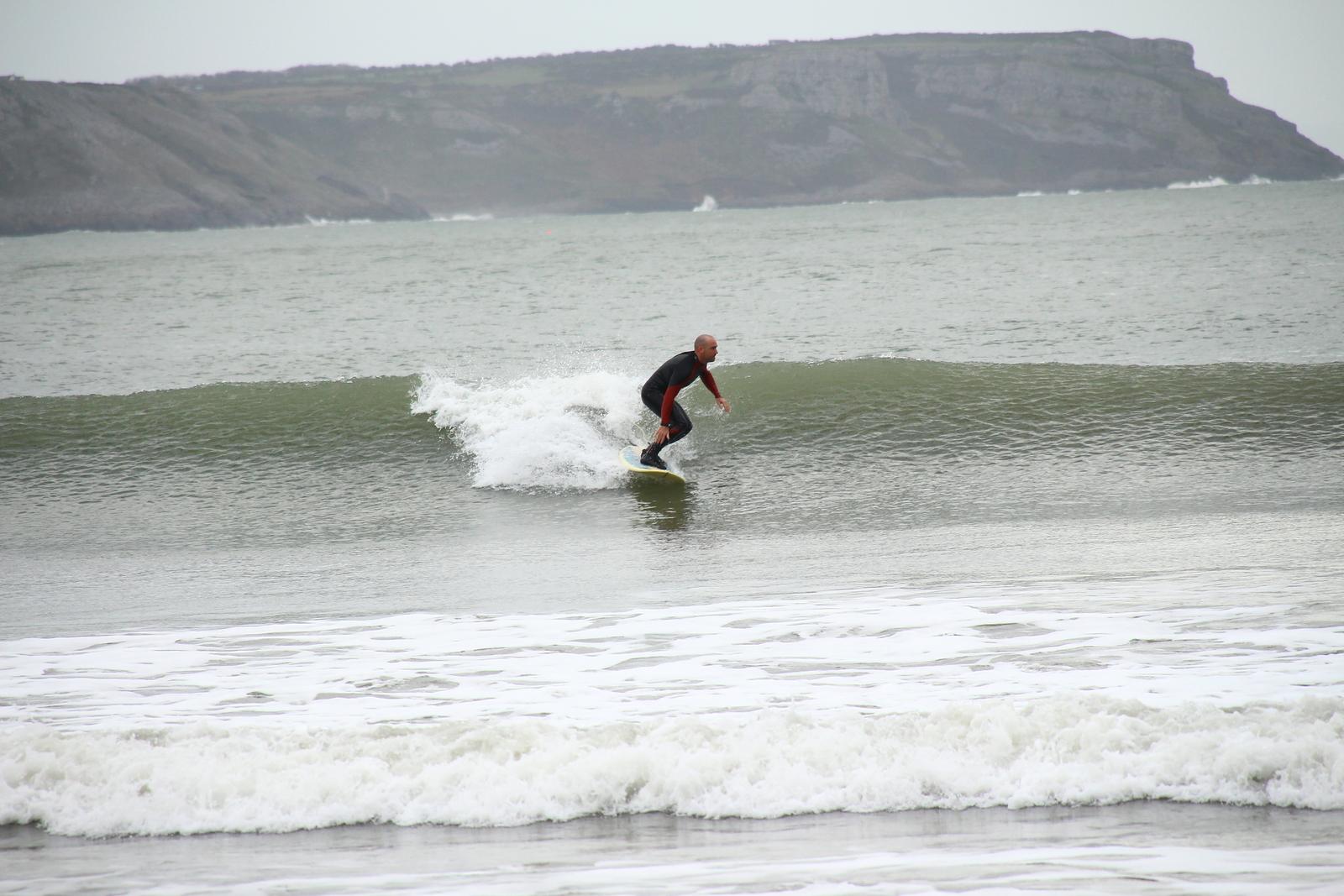 When everywhere else was big and messy, Oxwich Bay