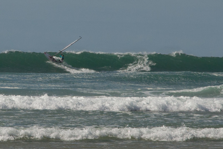 Windsurfer at Lostmarch Beach, Lostmarc'h