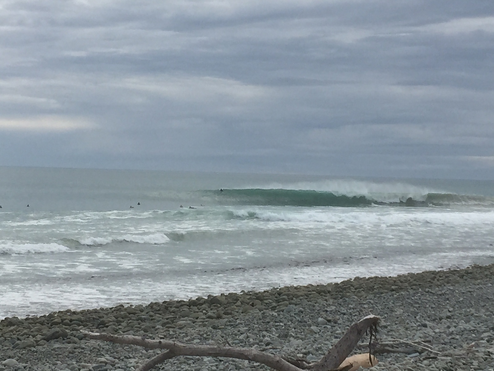 Cyclone swell at Schnappers, Schnappers Point